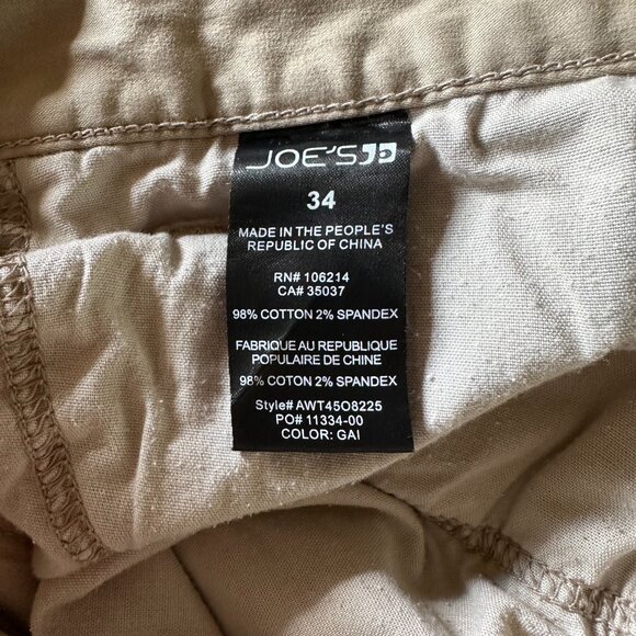 Joe Jeans Khaki Pant 34x34 - Picture 7 of 7